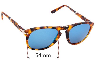 Persol Folding Madreterra Replacement Lenses 54mm wide 