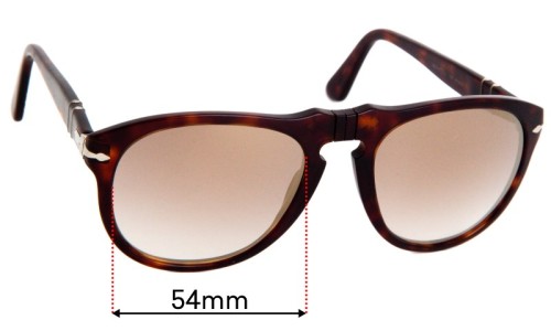Sunglass Fix Lentes de Repuesto para Persol RAP8070AA - 54mm Wide 