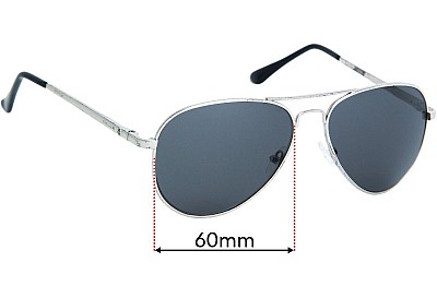 Polar 664 Ersatzlinsen 60mm wide 