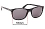 Sunglass Fix Ersatzgläser für Prada SPR01R & PR01RS - 57mm Wide 