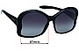 Sunglass Fix Replacement Lenses for Prada SPR18I & PR18IS - 61mm Wide 