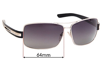 Prada SPR54I & PR54IS Replacement Lenses 64mm wide 