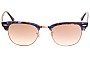 Ray Ban RB3016 Clubmaster Replacement Lenses Front View 