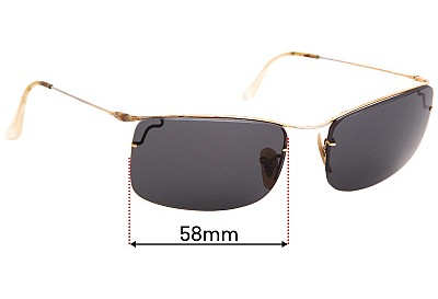 Ray-Ban RB3499 Replacement Lenses 58mm wide 