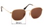 Sunglass Fix Replacement Lenses for Ray-Ban RB3548-N Hexagonal - 51mm Wide 