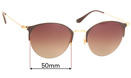 Sunglass Fix Replacement Lenses for Ray-Ban RB3578 - 50mm Wide 