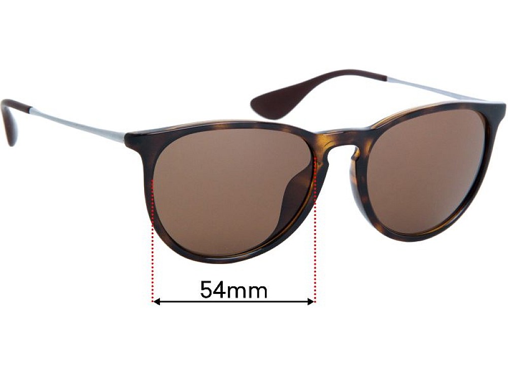 Sunglass Fix Ersatzgläser für Ray Ban RB4171-F Erika (Low Bridge Fit) - 54mm Wide Sunglass Fix Ersatzgläser für Ray Ban RB4171-F Erika (Low Bridge Fit) - 54mm Wide