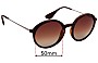 Sunglass Fix Replacement Lenses for Ray-Ban RB4222 - 50mm Wide 