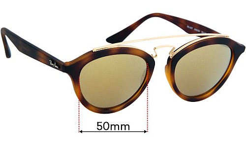 Ray Ban RB4257 Gatsby II Replacement Lenses 50mm wide 