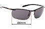 Sunglass Fix Replacement Lenses for Ray-Ban RB8306 Tech - 64mm Wide 