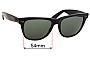 Sunglass Fix Replacement Lenses for Ray-Ban B&L Wayfarer II - 54mm Wide 