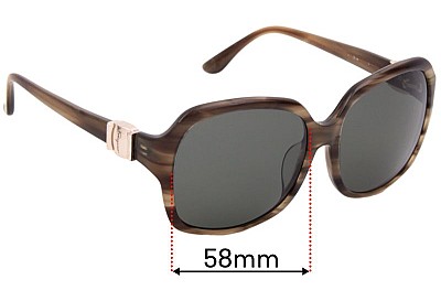 Salvatore Ferragamo SF653SA Lentes de Repuesto 58mm wide 