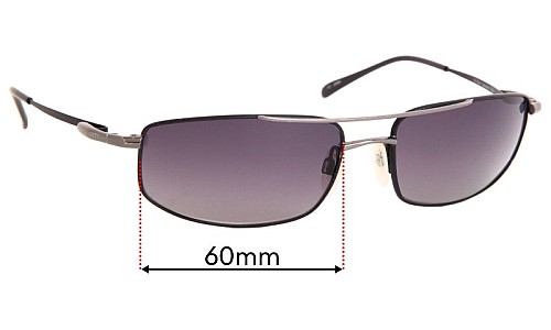 Sunglass Fix Lentes de Repuesto para Serengeti Lamone - 60mm Wide 