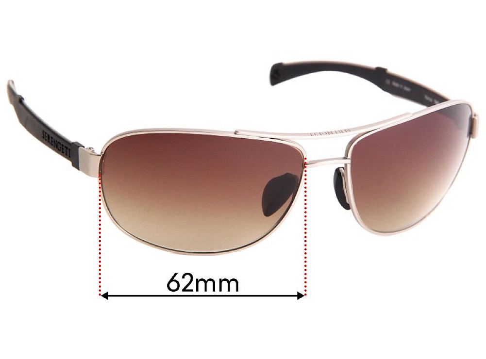 Sunglass Fix Ersatzgläser für Serengeti Norcia - 62mm Wide Sunglass Fix Ersatzgläser für Serengeti Norcia - 62mm Wide