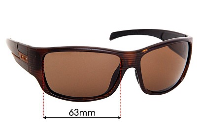 Smith Unknown Model Lentes de Repuesto 63mm wide 