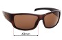 Sunglass Fix Lentes de Repuesto para Smith Unknown Model - 63mm Wide 