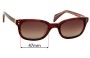Sunglass Fix Lentes de Repuesto para Specsavers Melbourne - 57mm Wide 