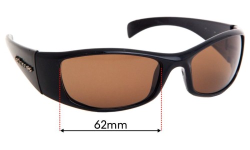 Sunglass Fix Replacement Lenses for Spotters Artic - 62mm Wide 