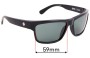Sunglass Fix Replacement Lenses for Spy Optic Frazier - 59mm Wide 