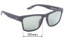 Sunglass Fix Replacement Lenses for Spy Optic Haight 2 - 57mm Wide 