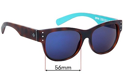 Spy Optic Borough Replacement Lenses 56mm wide 