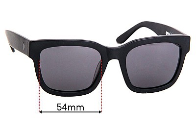 Spy Optic Trancas  Replacement Lenses 54mm wide 