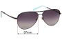 Sunglass Fix Replacement Lenses for Tiffany & Co TF 3062 Diamond Point - 57mm Wide 