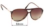 Sunglass Fix Ersatzgläser für Tom Ford Matteo TF254 - 59mm Wide 
