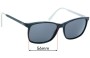 Sunglass Fix Lentes de Repuesto para Tommy Hilfiger TH Sun Rx 17 - 56mm Wide 