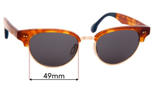 Sunglass Fix Lentes de Repuesto para Toms Audra - 49mm Wide Toms Audra Lentes de Repuesto 49mm wide