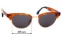 Sunglass Fix Lentes de Repuesto para Toms  Audra - 49mm Wide 