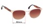 Sunglass Fix Lentes de Repuesto para Toms  Clementine - 52mm Wide 