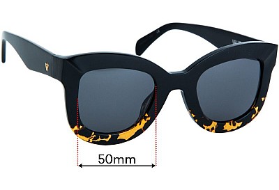 Valley Belgrade Lentes de Repuesto 50mm wide 