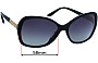 Sunglass Fix Lentes de Repuesto para Versace MOD 4271-B - 58mm Wide 