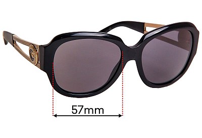 Versace MOD 4304 Replacement Lenses 57mm wide 