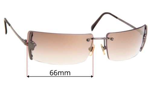 Versace MOD N29  Lentilles de Remplacement 66mm wide 