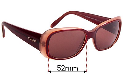 Vogue VO2606-S Replacement Lenses 52mm wide 