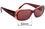 Sunglass Fix Replacement Lenses for Vogue VO2606-S - 52mm Wide 