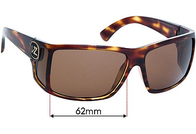 Von Zipper Checko Ersatzlinsen 62mm wide 