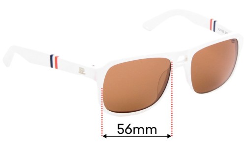 Vuarnet VL1103 Replacement Lenses 56mm wide 