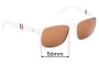 Sunglass Fix Replacement Lenses for Vuarnet VL1103 - 56mm Wide 