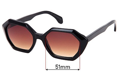 Childe Snare Ersatzlinsen 51mm wide 