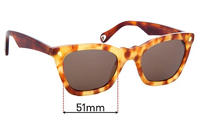 Lucy Folk Journeyman  Ersatzlinsen 51mm wide 