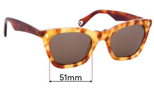 Lucy Folk Journeyman  Ersatzlinsen 51mm wide 