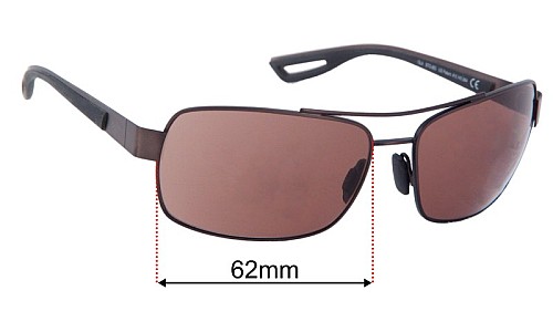 Sunglass Fix Ersatzgläser für Maui Jim MJ764 Ola - 62mm Wide 