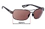 Sunglass Fix Ersatzgläser für Maui Jim MJ764 Ola - 62mm Wide 