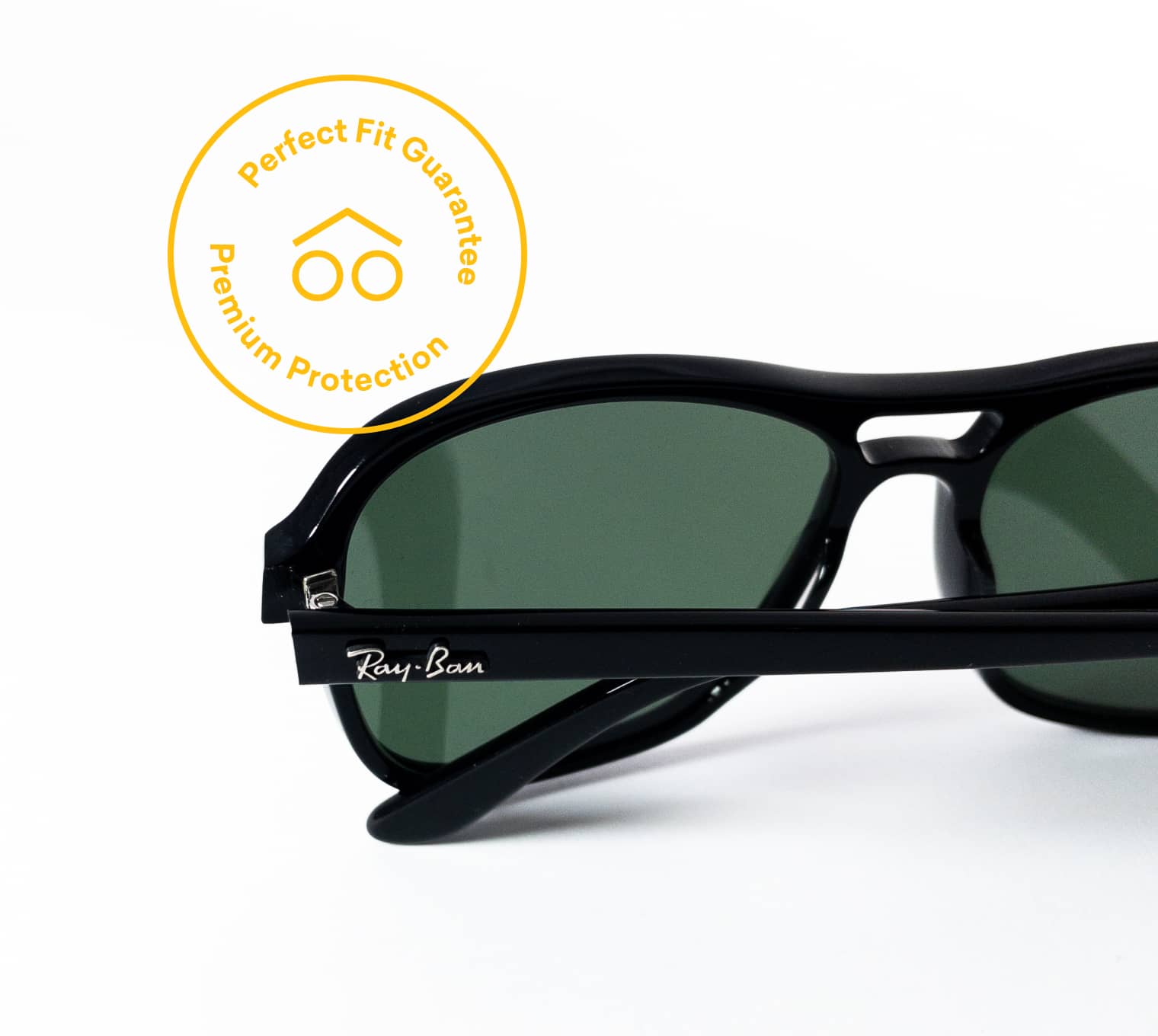 Sunglasses with a lifetime Warranty seal from The Sunglass Fix